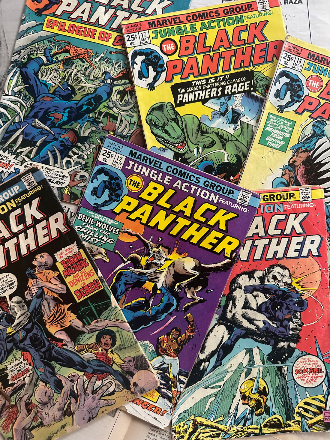 Vintage Black Panther Comic Books (Select Issue)