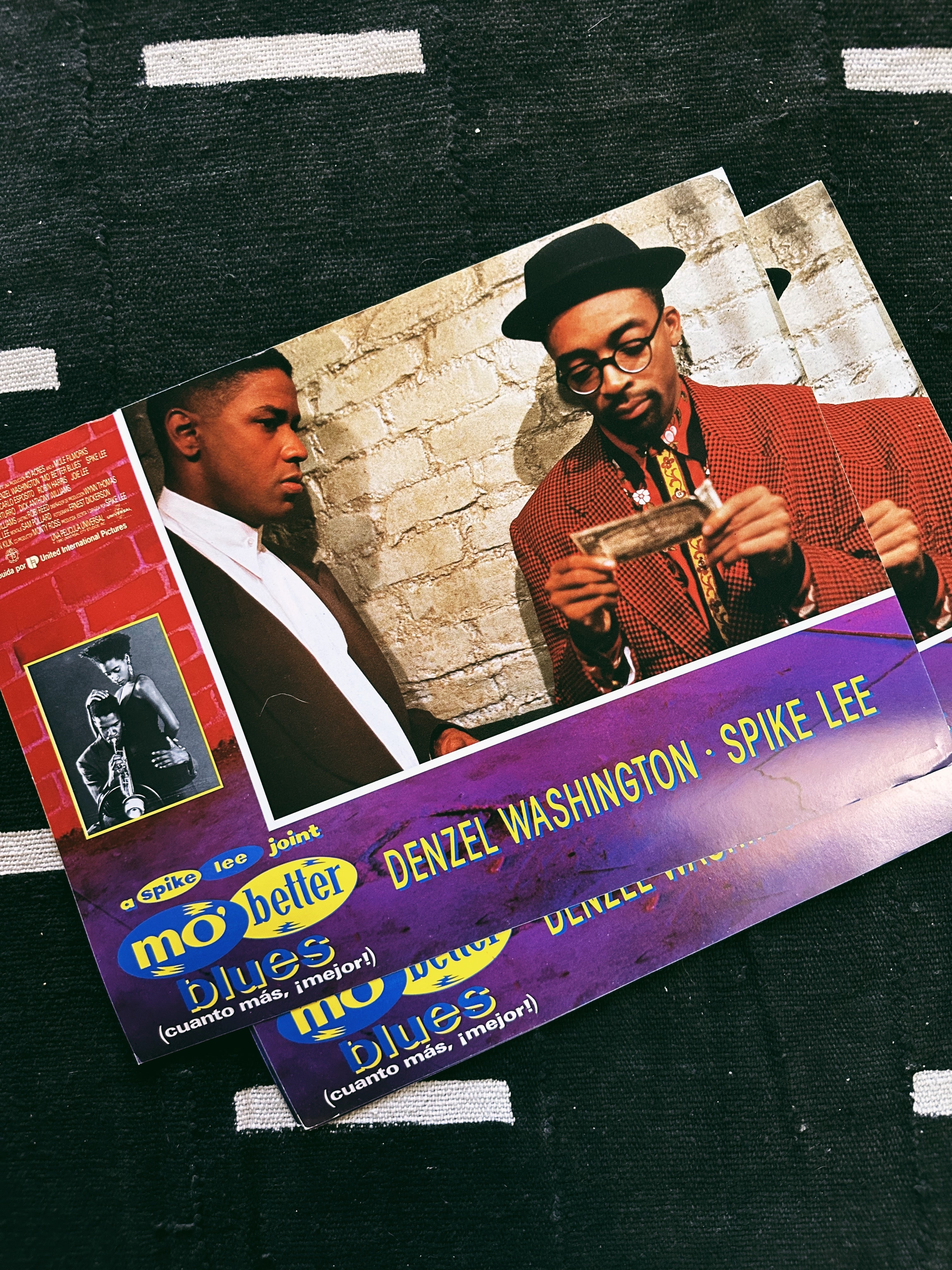 Vintage Spike Lee &quot;Mo Better Blues” Promotional Lobby Prints (Spanish, 1990)