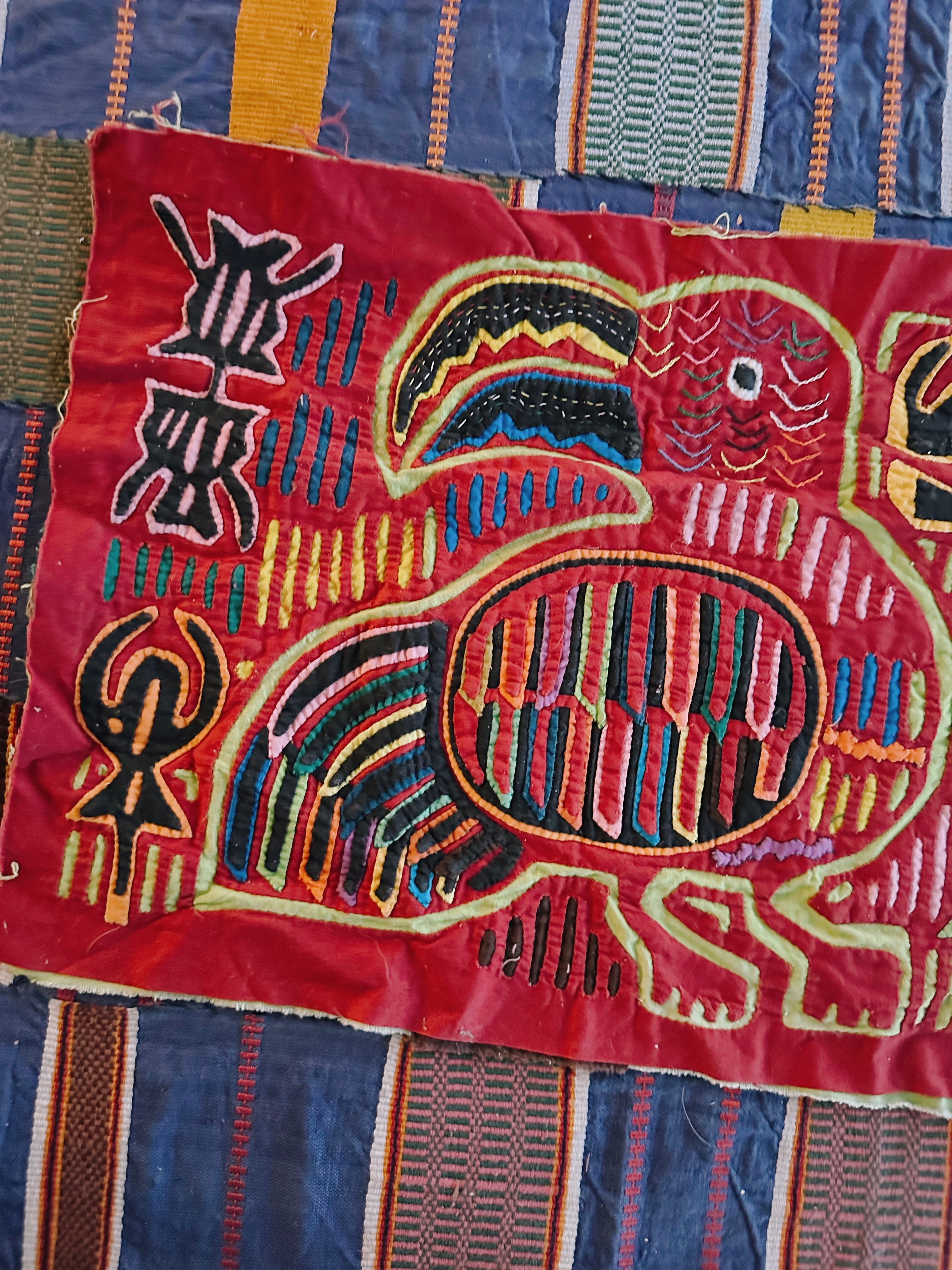 Vintage 1980’s Mola Textile Art - Unframed (Panama)