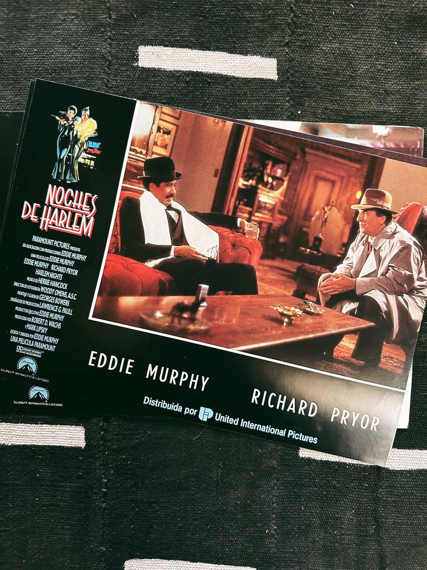 Vintage “Harlem Nights &quot; Promo Lobby Card Prints (Spanish, 1991)