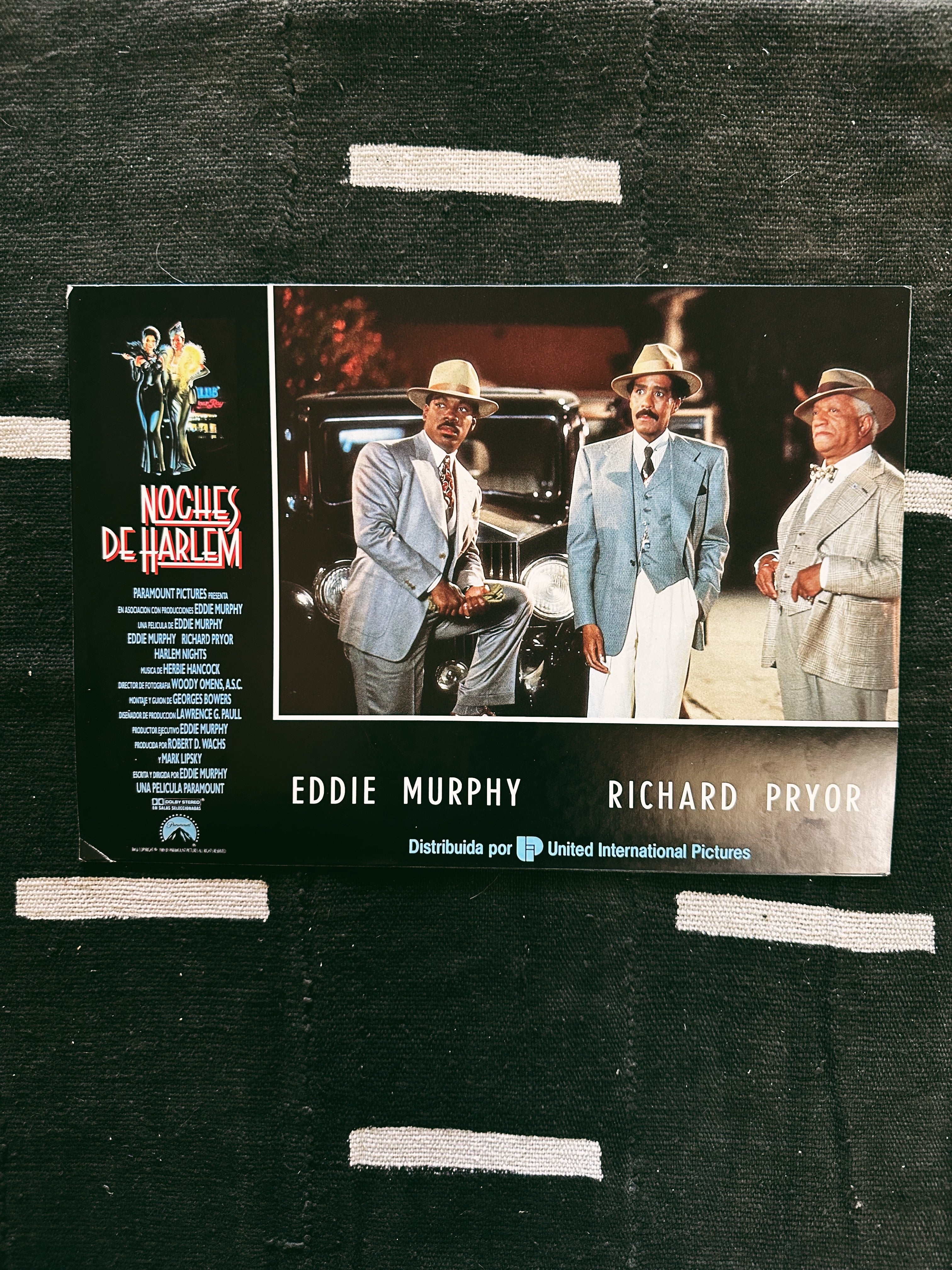 Vintage “Harlem Nights &quot; Promo Lobby Card Prints (Spanish, 1991)