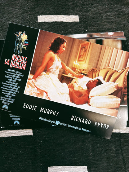 Vintage “Harlem Nights &quot; Promo Lobby Card Prints (Spanish, 1991)