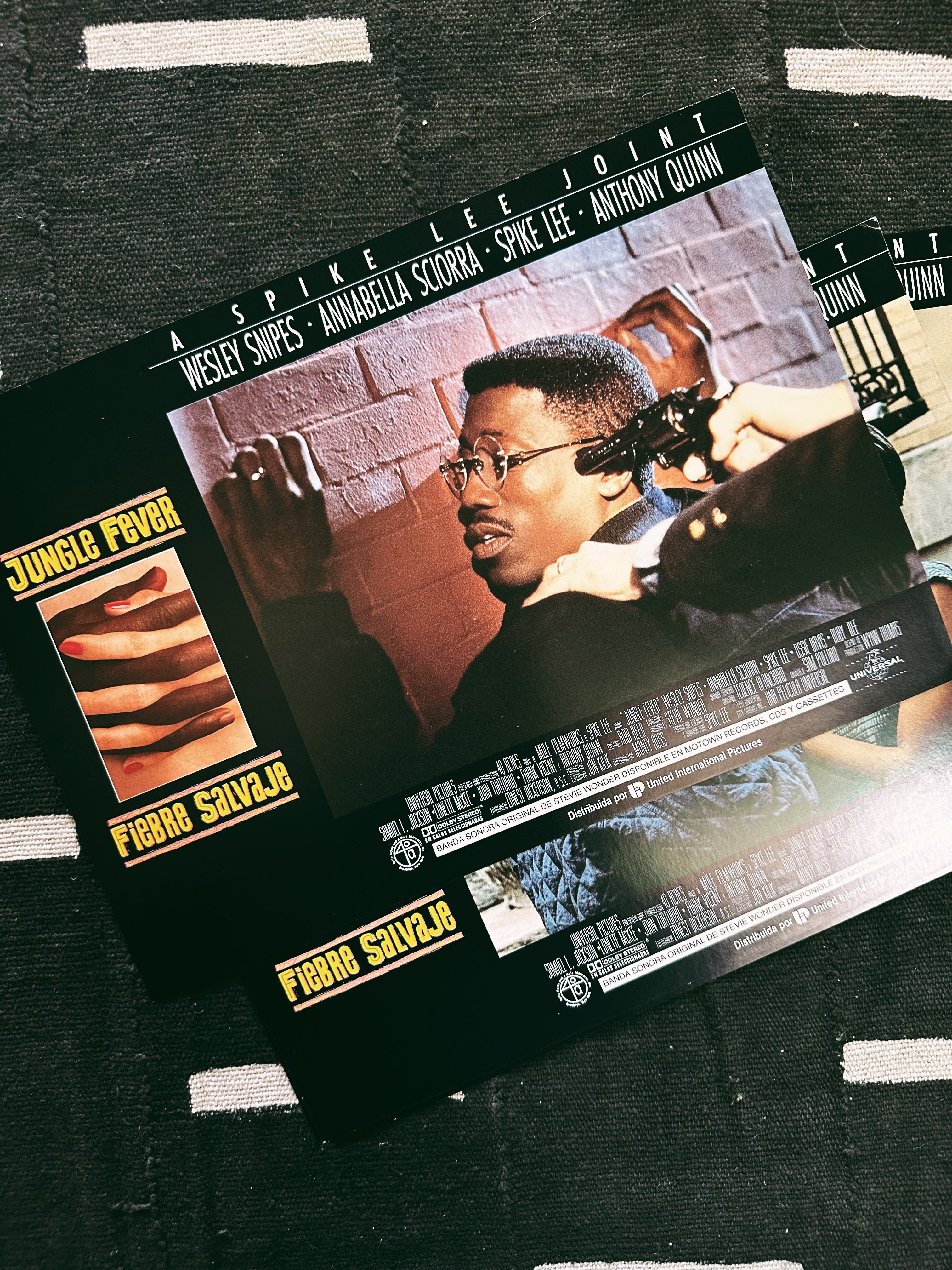 Vintage “Jungle Fever &quot; Promo Lobby Card Prints (Spanish, 1991)