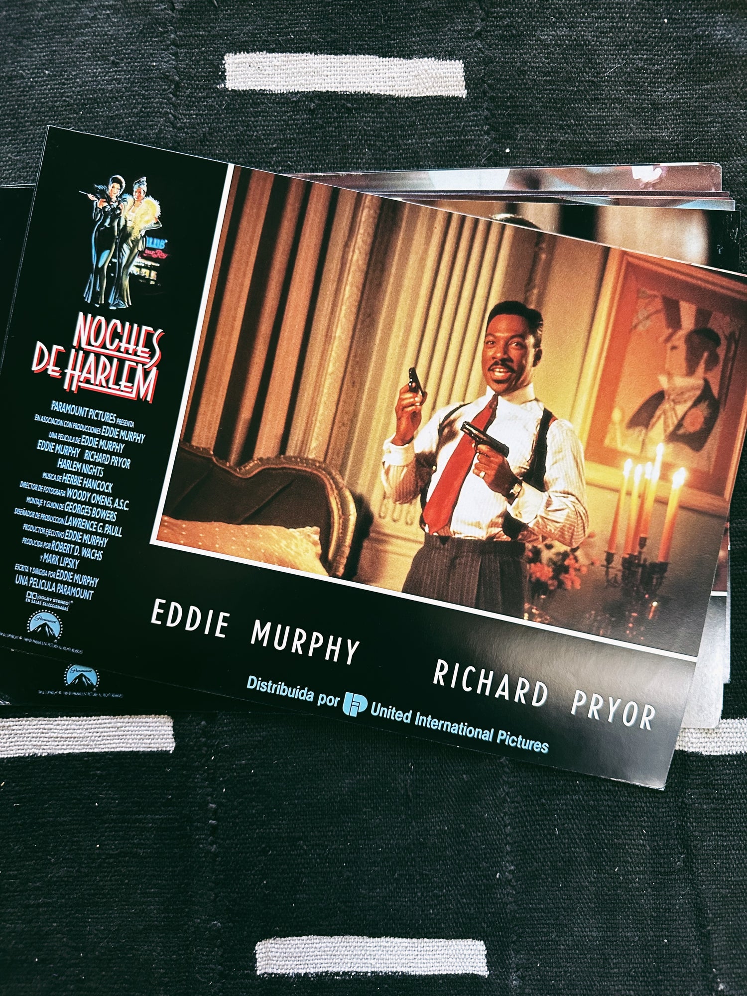 Vintage “Harlem Nights &quot; Promo Lobby Card Prints (Spanish, 1991)