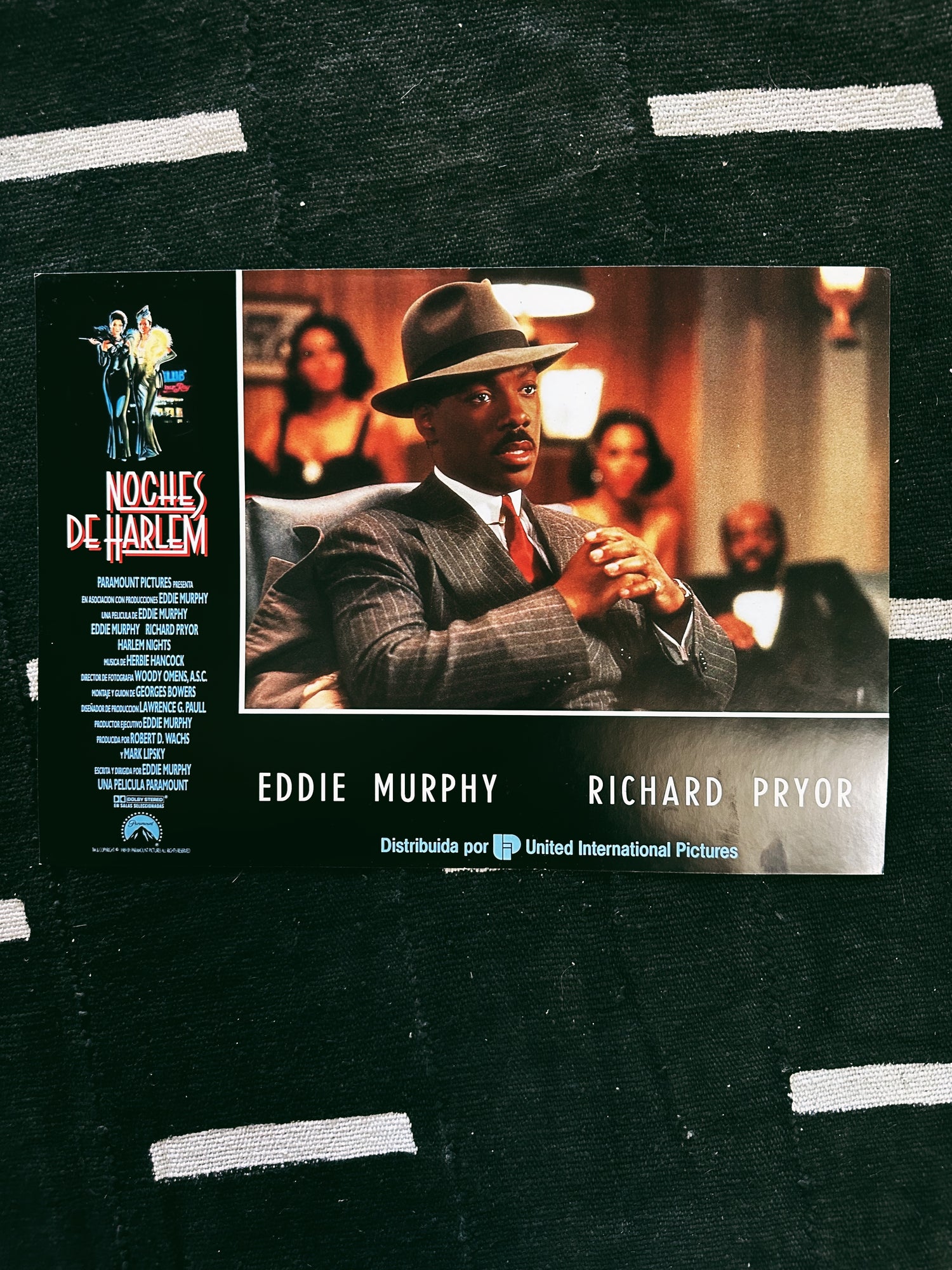 Vintage “Harlem Nights &quot; Promo Lobby Card Prints (Spanish, 1991)