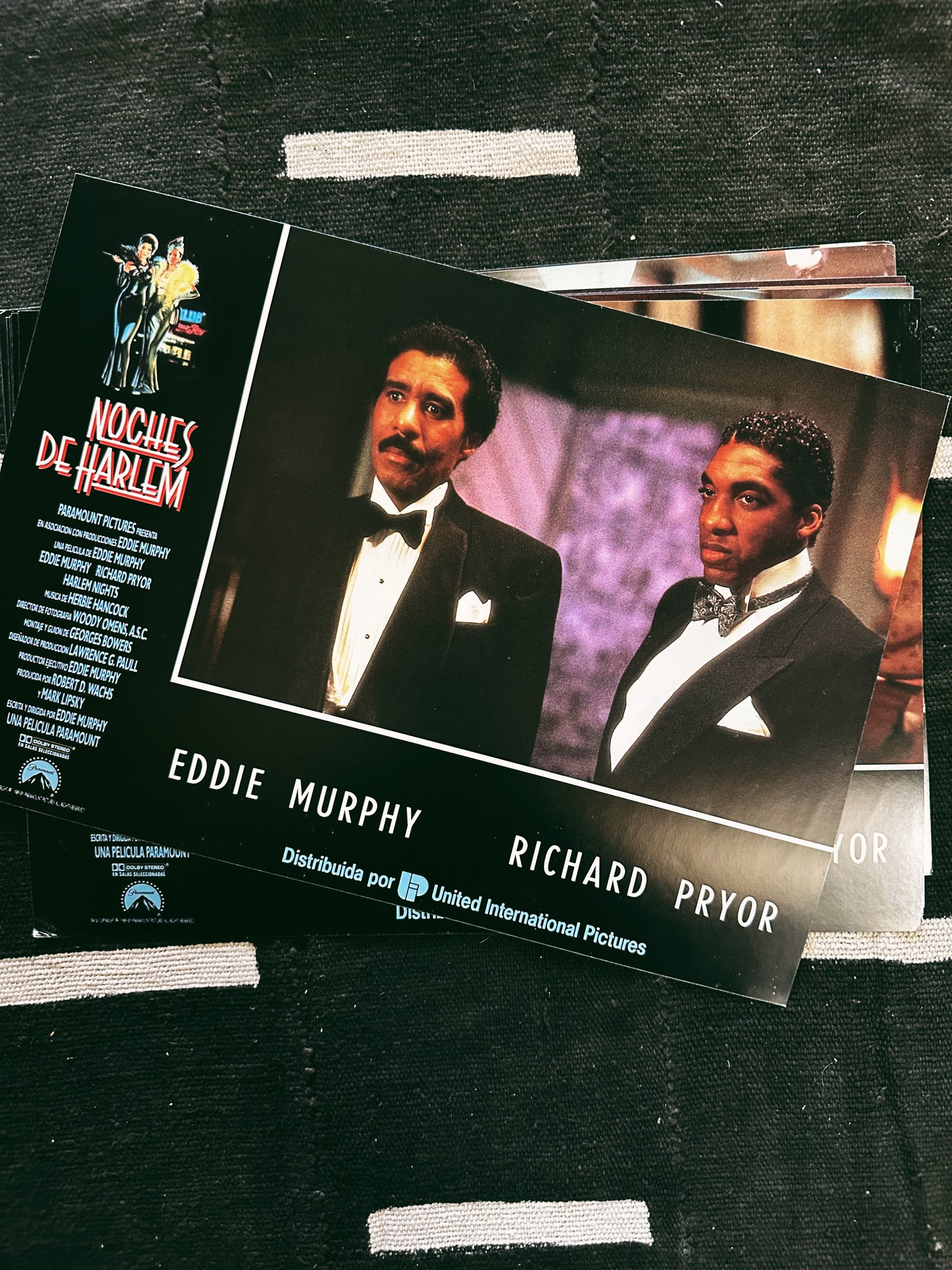 Vintage “Harlem Nights &quot; Promo Lobby Card Prints (Spanish, 1991)