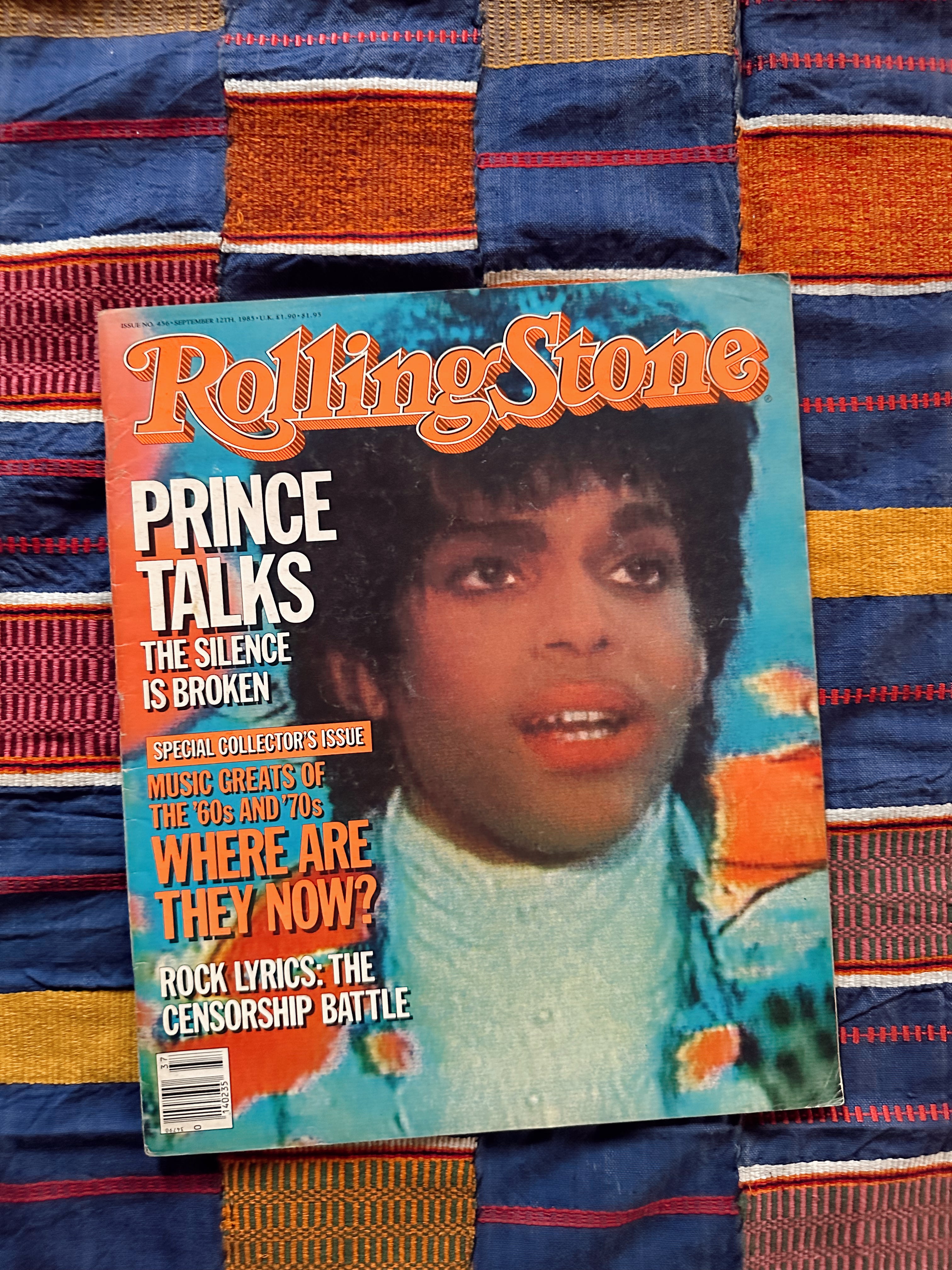 Vintage Prince &quot;Rolling Stone&quot; Magazines, 1983-1985 (Please Select)