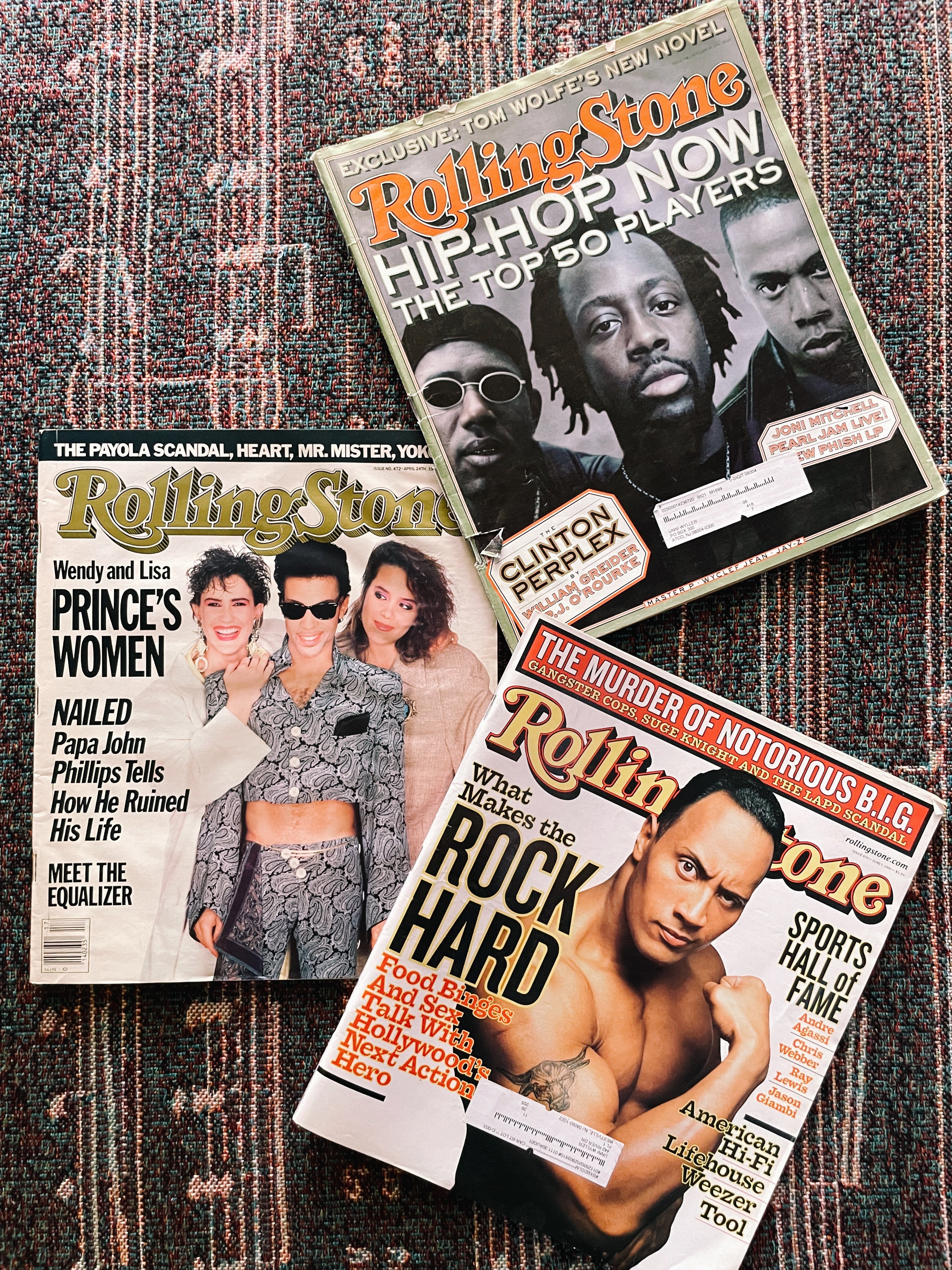 Vintage Rolling good Stone Magazines - Set of 4