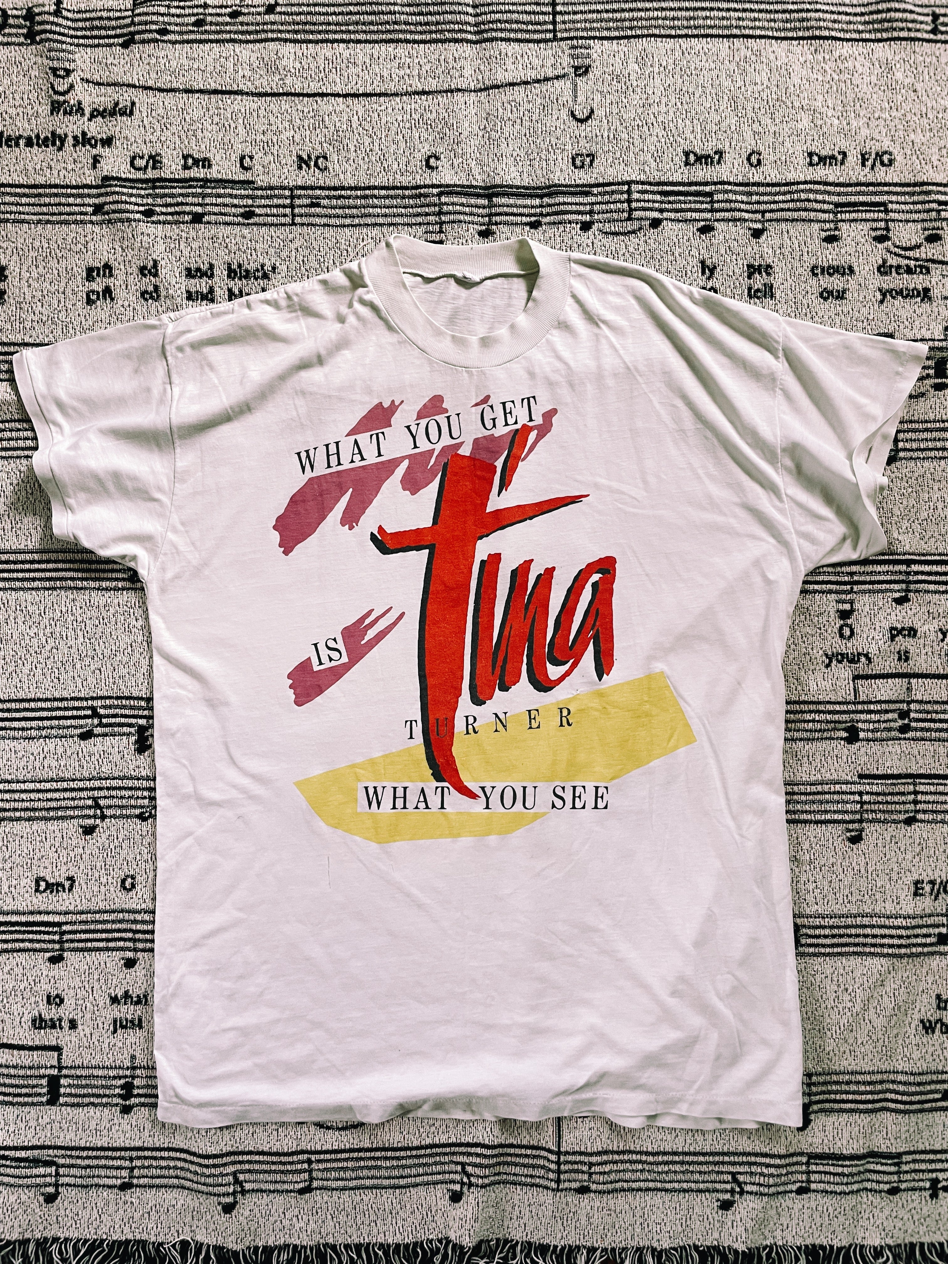 Tina Turner 1987 tour graphic fashion shirt