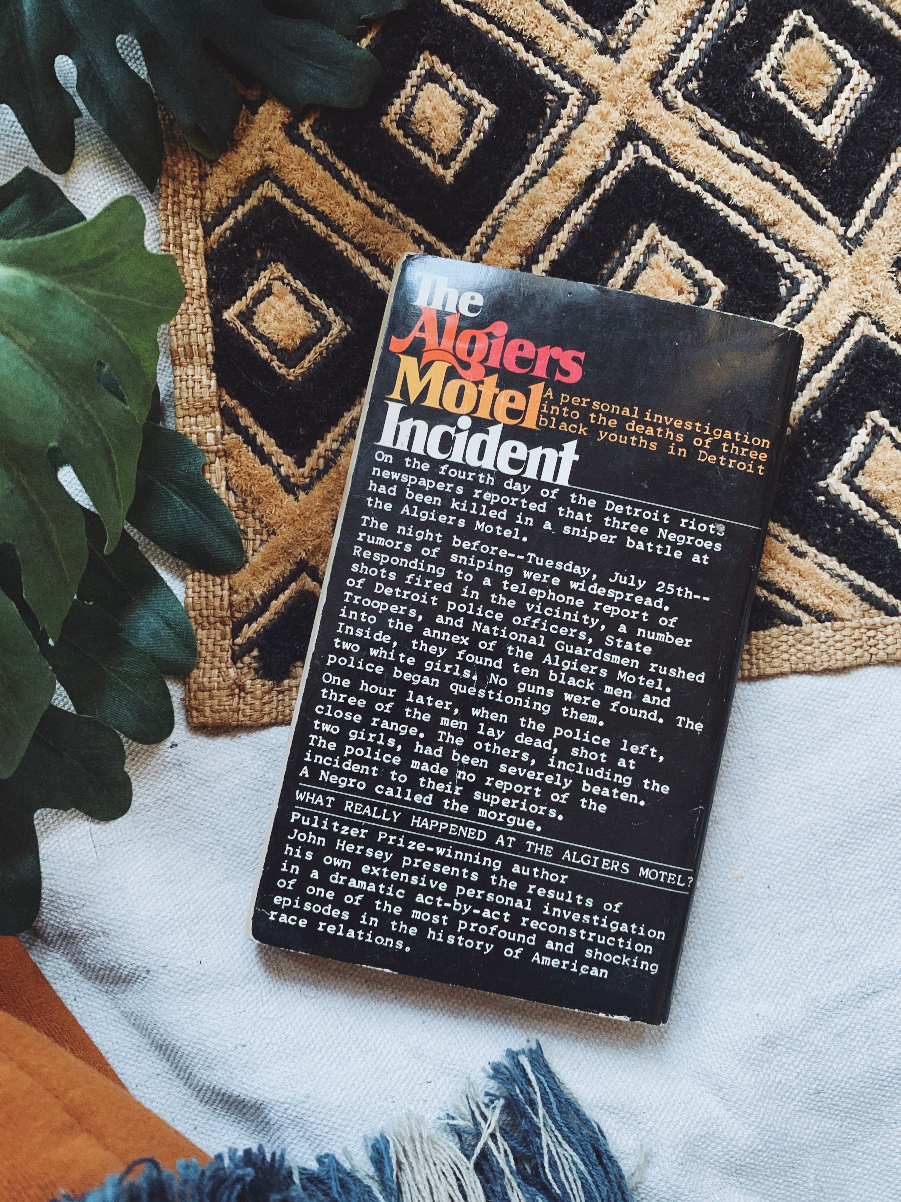 Vintage Softcover “The Algiers Motel Incident” by John Hersey